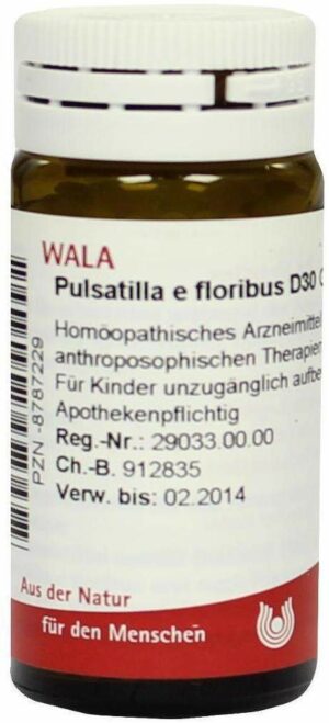 Wala Pulsatilla e floribus D30 20 g Globuli