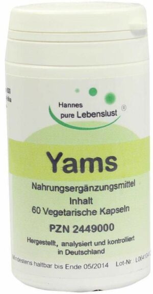 Yams Wurzel 60 Kapseln