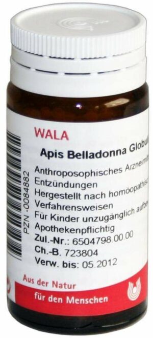 Wala Apis Belladonna Globuli velati 20 g