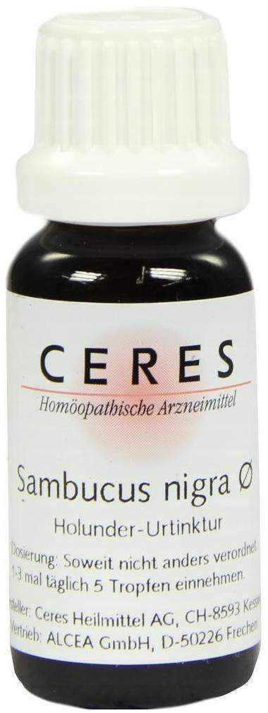 Ceres Sambucus Nigra Urtinktur 20 ml Tropfen