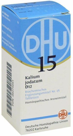 Biochemie Dhu 15 Kalium Jodatum D12 80 Tabletten