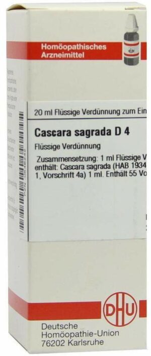 Cascara Sagrada D 4 Dilution