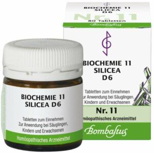 Biochemie Bombastus 11 Silicea D 6 80 Tabletten