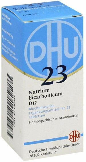 Biochemie Dhu 23 Natrium Bicarbonicum D12 Tabletten  80 Tabletten