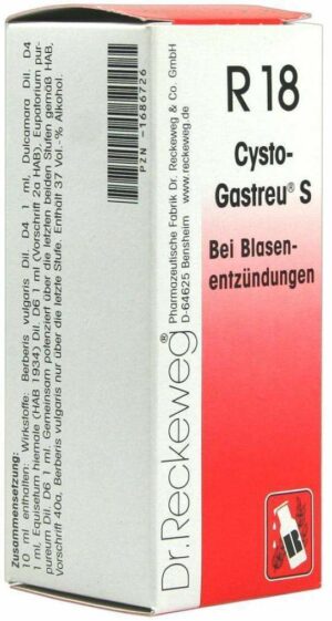 Cysto Gastreu S R 18 50 ml Tropfen