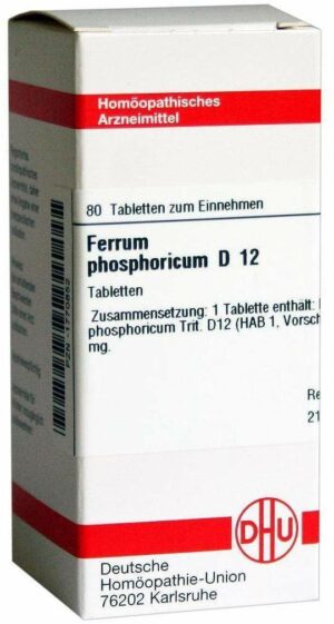 Ferrum Phosphoricum D 12 80 Tabletten