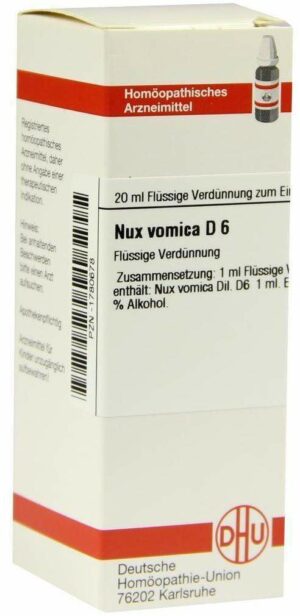 Nux Vomica D 6 20 ml Dilution
