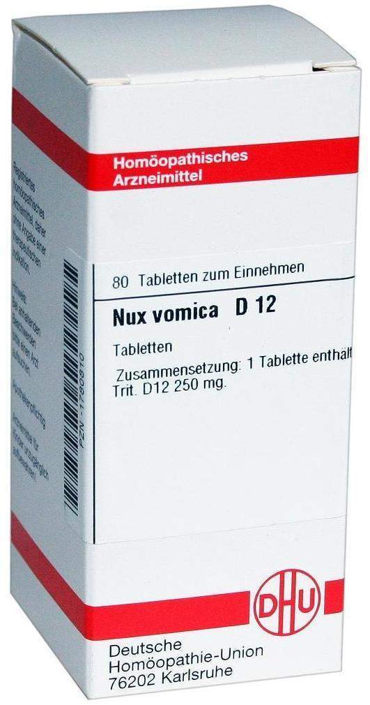 Nux Vomica D 12 80 Tabletten