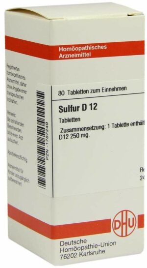 Sulfur D12 Tabletten 80 Tabletten