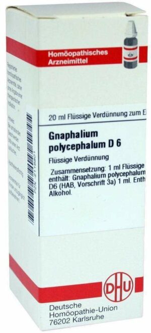 Gnaphalium Polyceph. D6 20 ml Dilution