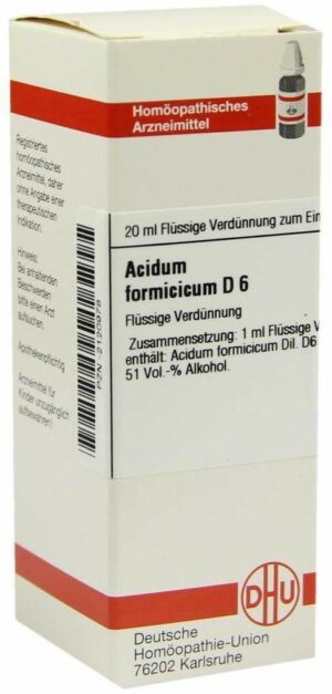 Acidum Formicicum D6 20 ml Dilution
