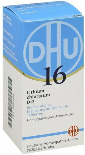 Biochemie Dhu 16 Lithium Chloratum D12 200 Tabletten