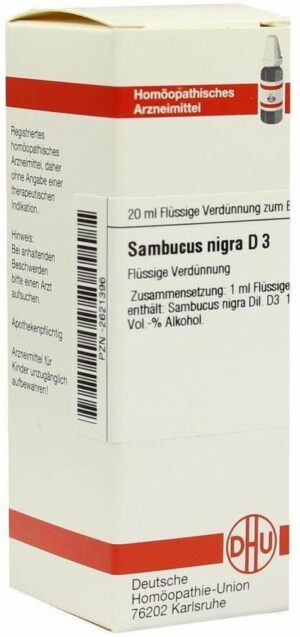 Sambucus Nigra D 3 Dilution