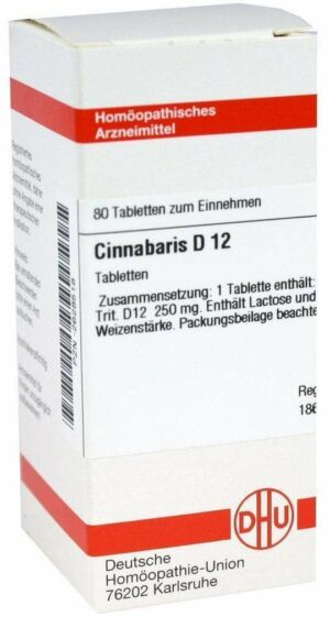 Cinnabaris D 12 Tabletten