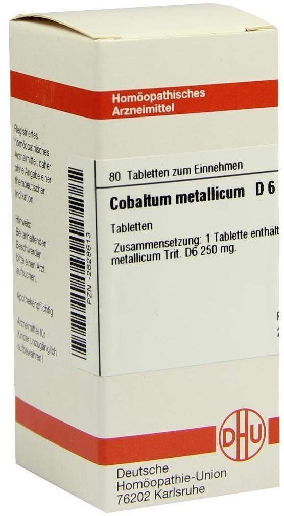 Cobaltum Metallicum D 6 Tabletten