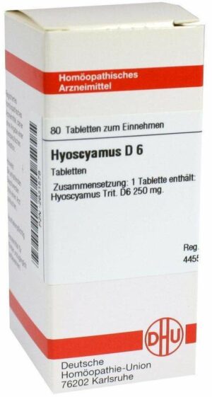 Hyoscyamus D 6 80 Tabletten