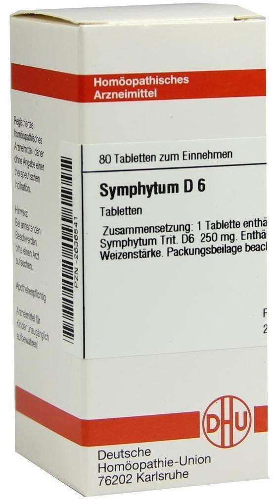 Symphytum D6 Tabletten 80 Tabletten