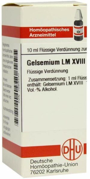 Lm Gelsemium Xviii Dilution