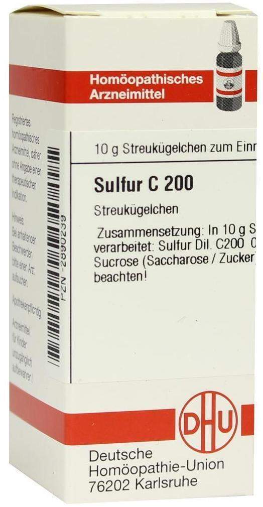 Sulfur C 200 Globuli