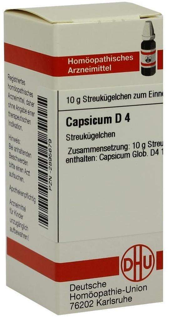 Capsicum D 4 Globuli 10 G