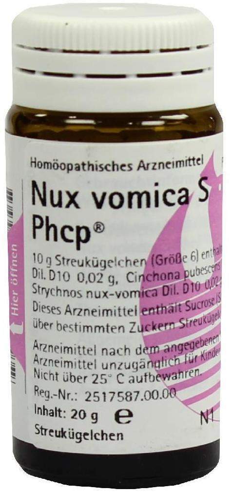 Nux Vomica S Phcp Globuli 20 G