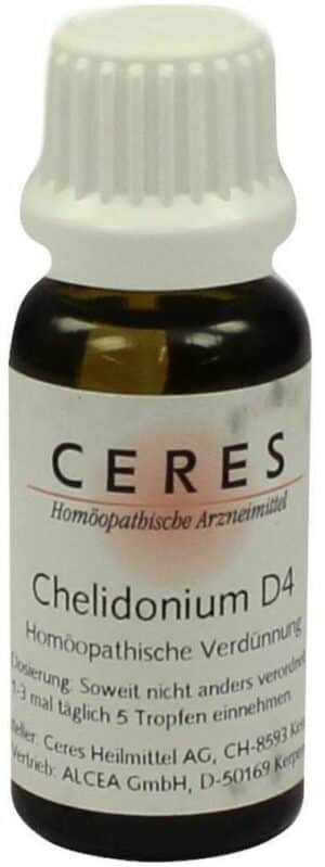 Ceres Chelidonium D 4 Dilution 20 ml