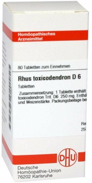 Rhus Tox. D 6 80 Tabletten