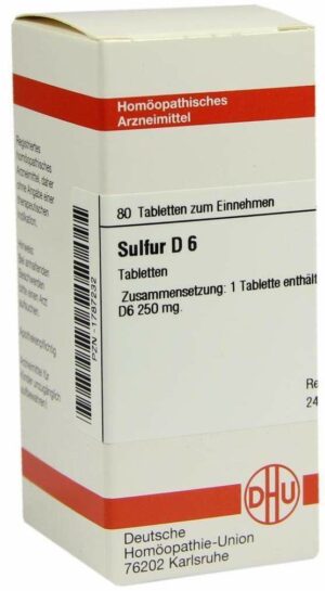 Sulfur D6 Tabletten 80 Tabletten