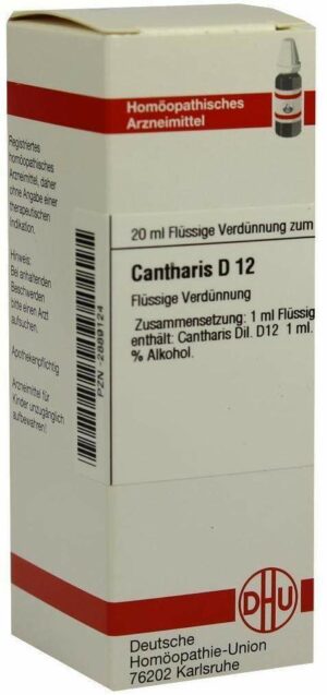 Cantharis D12 20 ml Dilution