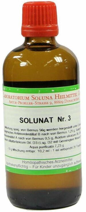 Solunat Nr.3 100 ml Tropfen