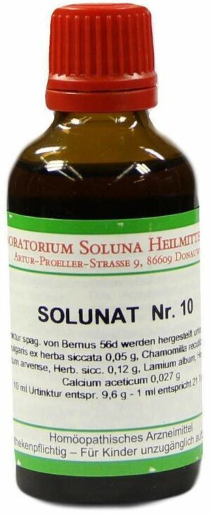 Solunat Nr.10 50 ml Tropfen