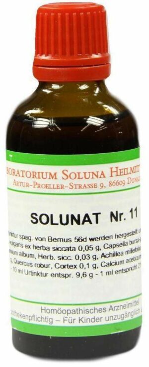 Solunat Nr. 11 50 ml Tropfen