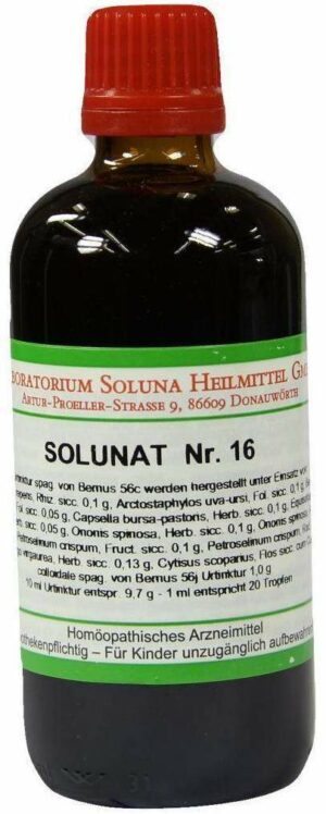 Solunat Nr.16 100 ml Tropfen