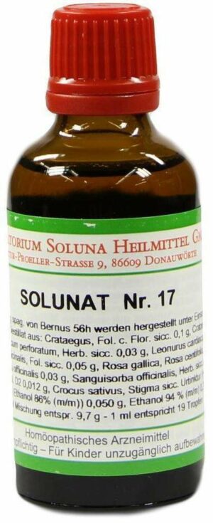 Solunat Nr. 17 50 ml Tropfen