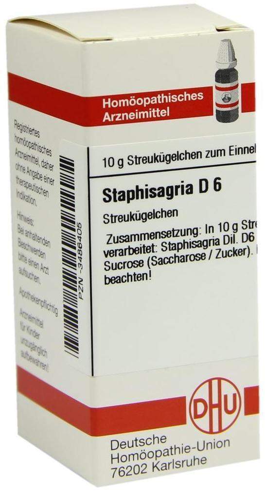Staphisagria D 6 Globuli