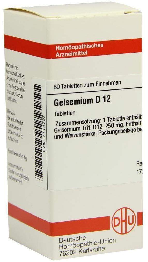 Gelsemium D 12 80 Tabletten