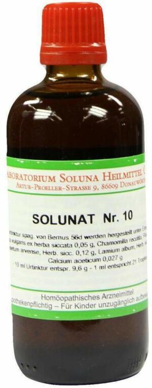 Solunat Nr.10 100 ml Tropfen