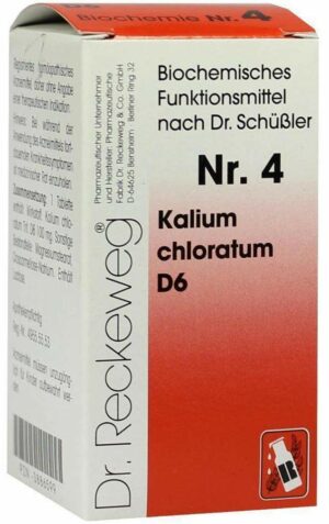 Biochemie 4 Kalium Chloratum D 6 200 Tabletten