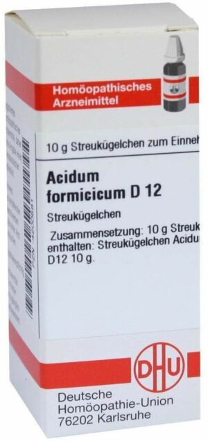 Acidum Formicicum D12 Dhu 10 G Globuli