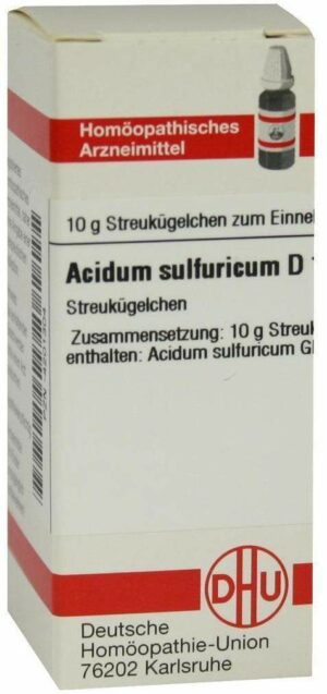 Acidum Sulfuricum D 10 Globuli