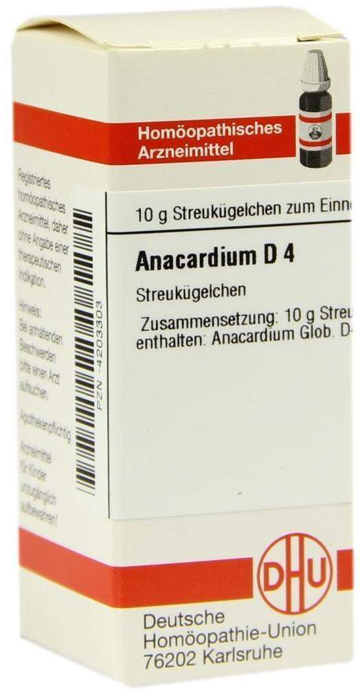 Anacardium D 4 Globuli