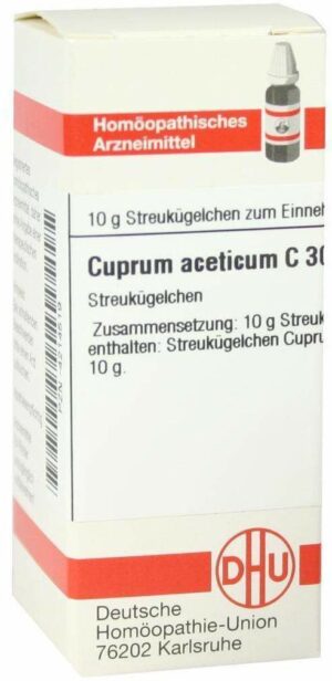 Cuprum Aceticum C 30 Globuli