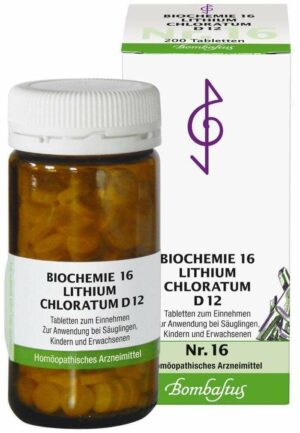 Biochemie Bombastus 16 Lithium chloratum D 12 200 Tabletten