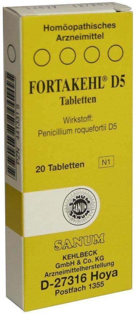 Fortakehl D5 20 Tabletten
