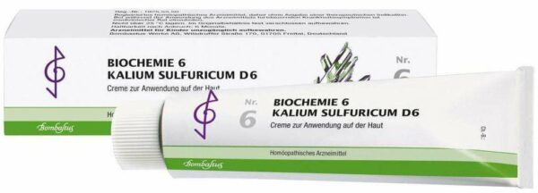 Biochemie Bombastus 6 Kalium sulfuricum D 6 100 ml Creme
