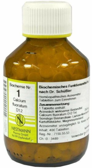 Biochemie 1 Calcium Fluoratum D 12 400 Tabletten