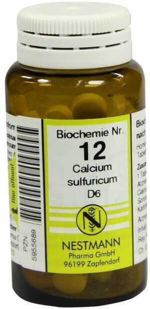 Biochemie 12 Calcium Sulfuricum D 6 100 Tabletten