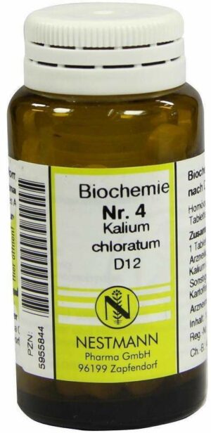 Biochemie Nestmann 4 Kalium Chloratum D12 100 Tabletten