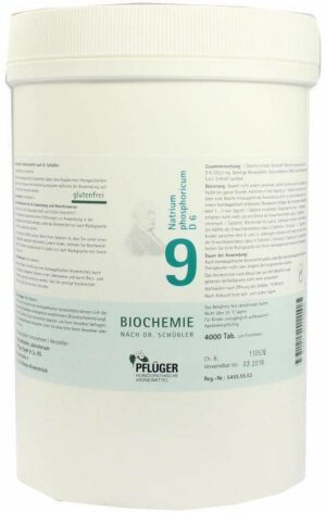 Biochemie Pflüger 9 Natrium Phosphoricum D6 4000 Tabletten