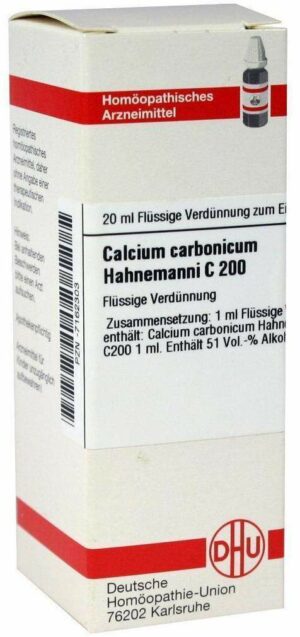 Calcium Carbonicum C200 Dilution Hahnemanni Dhu 20 ml Dilution